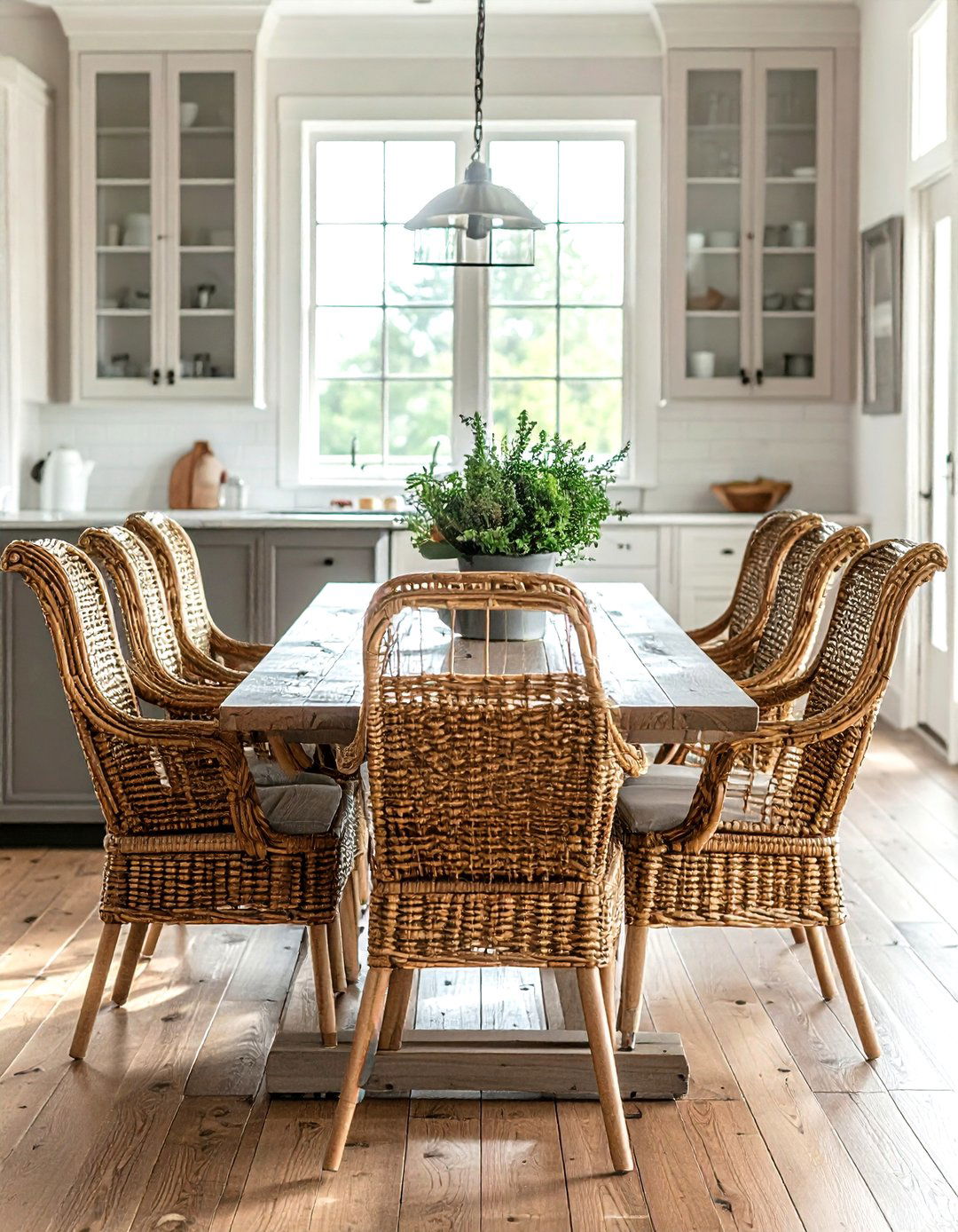 Bamboo And Wicker Dining - 30 wicker dining room ideas