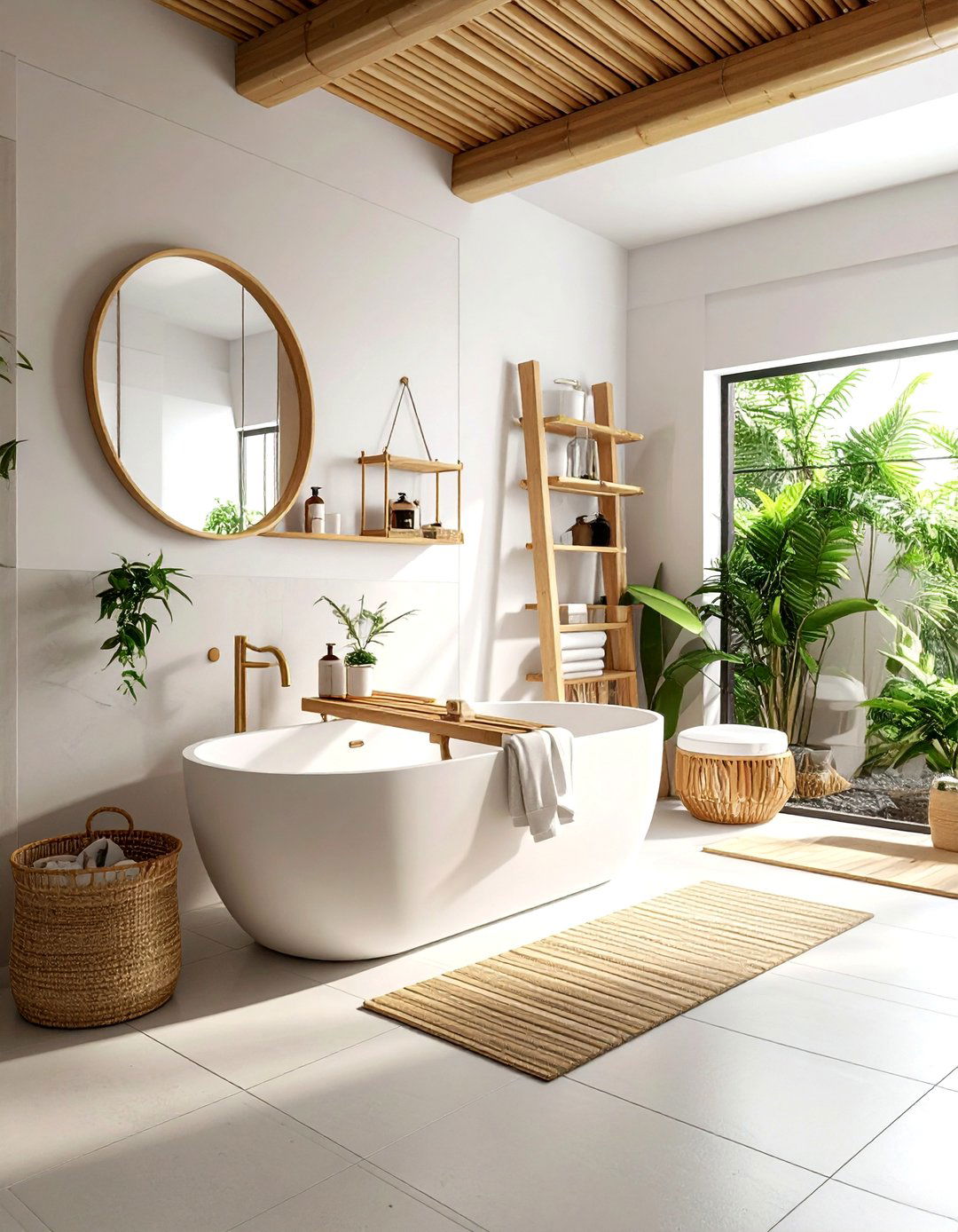 Bamboo Bathroom Decor - 30 wood bathroom ideas