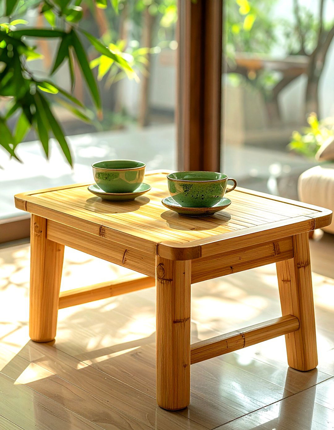 Bamboo C Table - 30 living room C-table ideas
