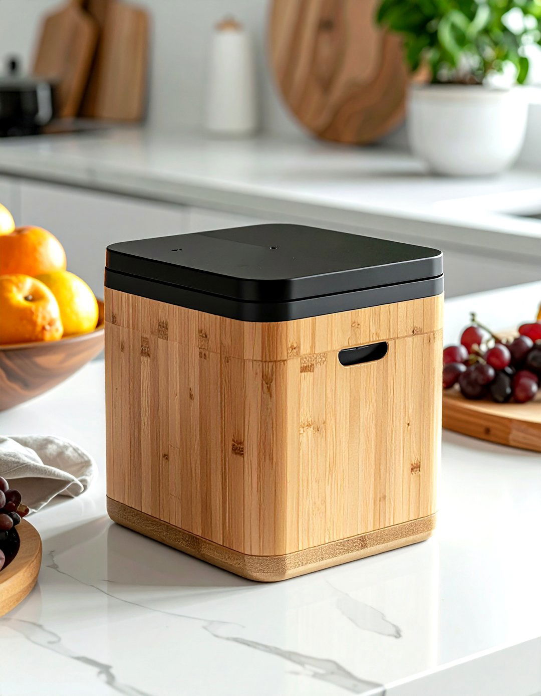 Bamboo Compost Bin - 30 compost bin kitchen ideas