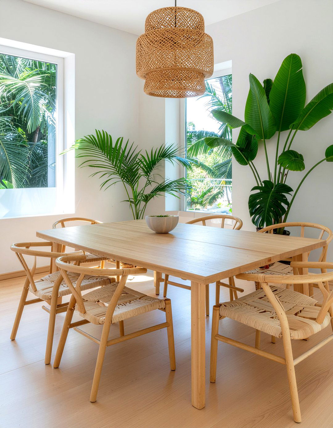 Bamboo Dining Furniture - 30 healthy dining room ideas