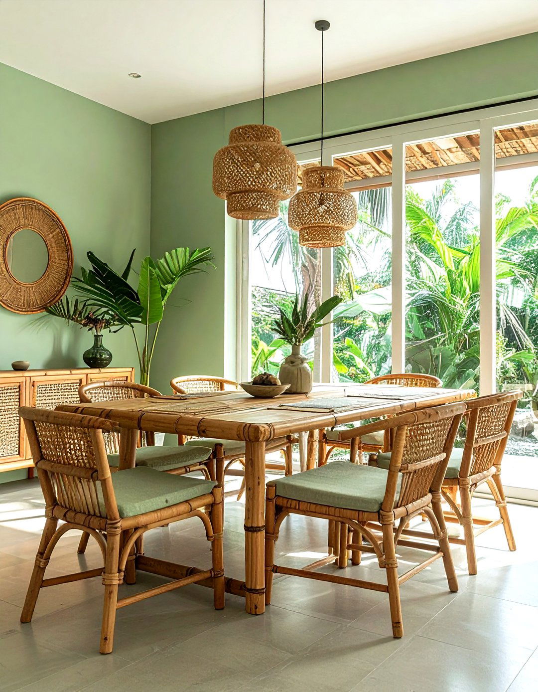 Bamboo Dining Furniture - 30 Asian dining room ideas
