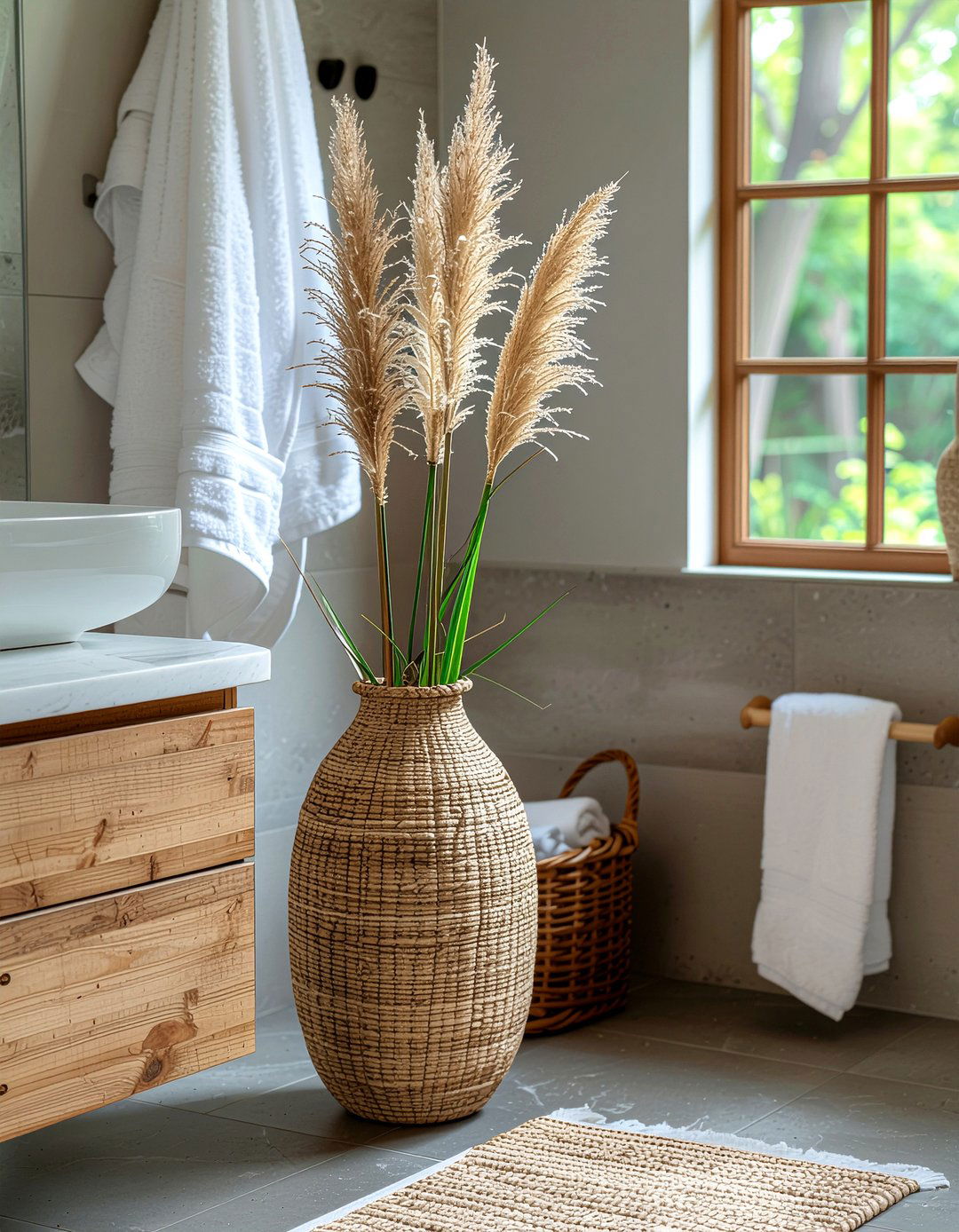 Bamboo Floor Vase - 30 floor vase ideas