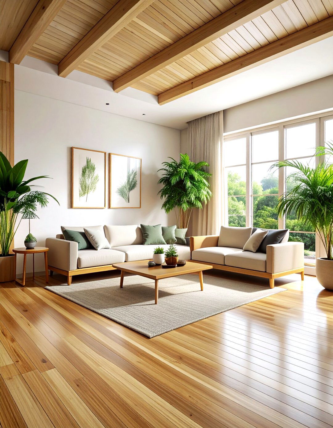 Bamboo Flooring - 30 living room hardwood floors