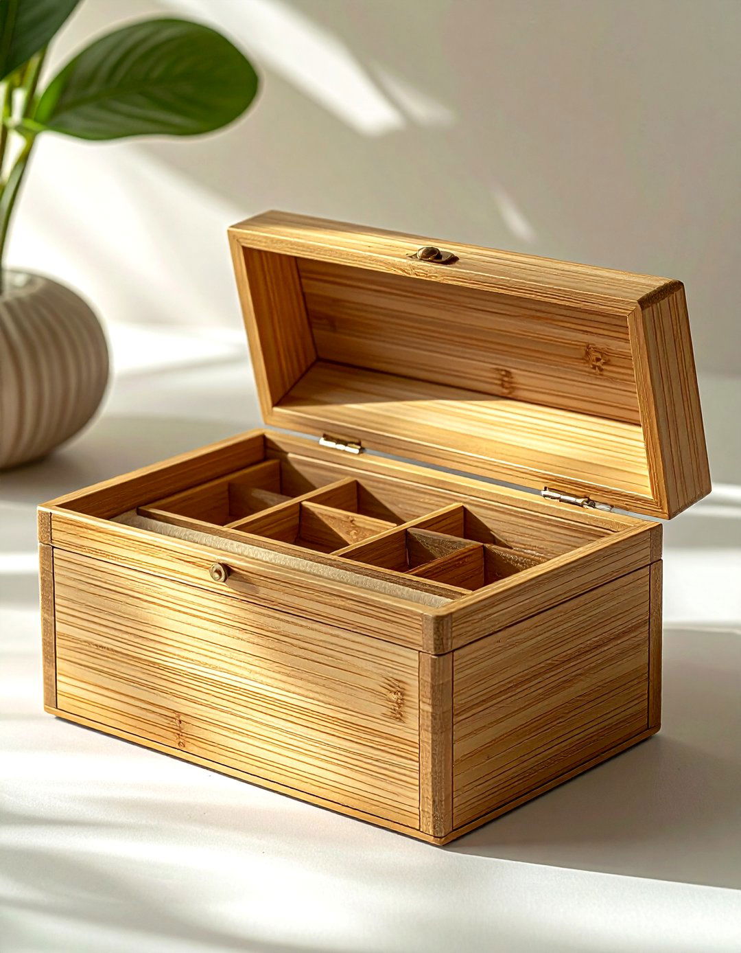 Bamboo Jewelry Box - 30 jewelry box ideas