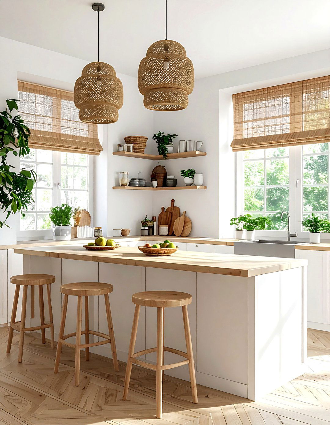 Bamboo Kitchen Accessories - 30 Bohemian kitchen ideas