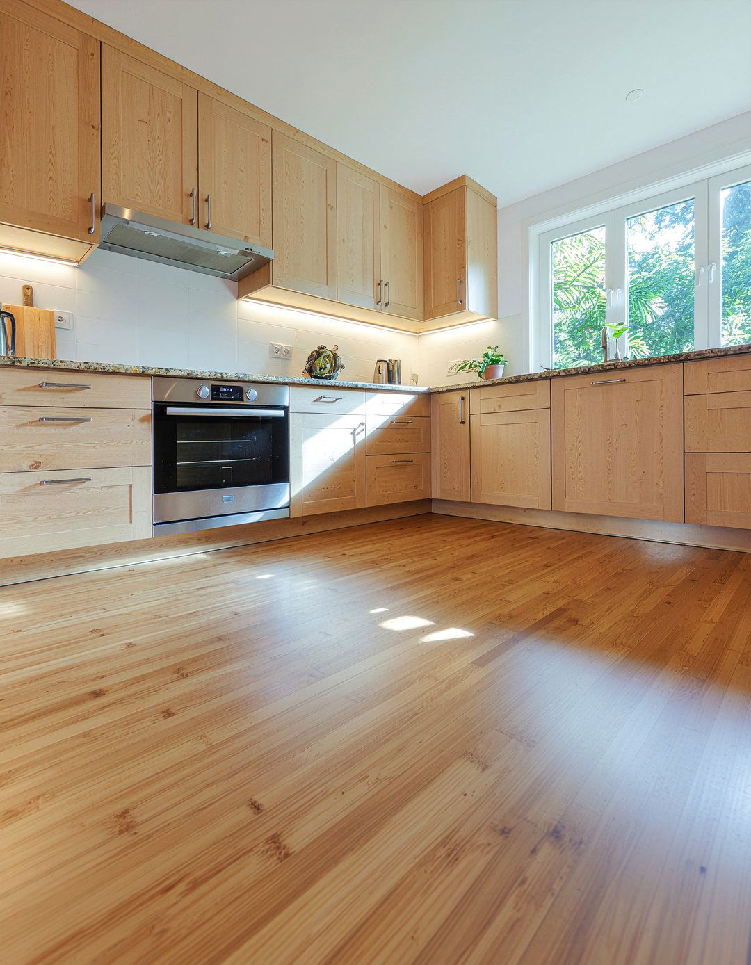 Bamboo Kitchen Flooring - 30 hardwood floor kitchen ideas