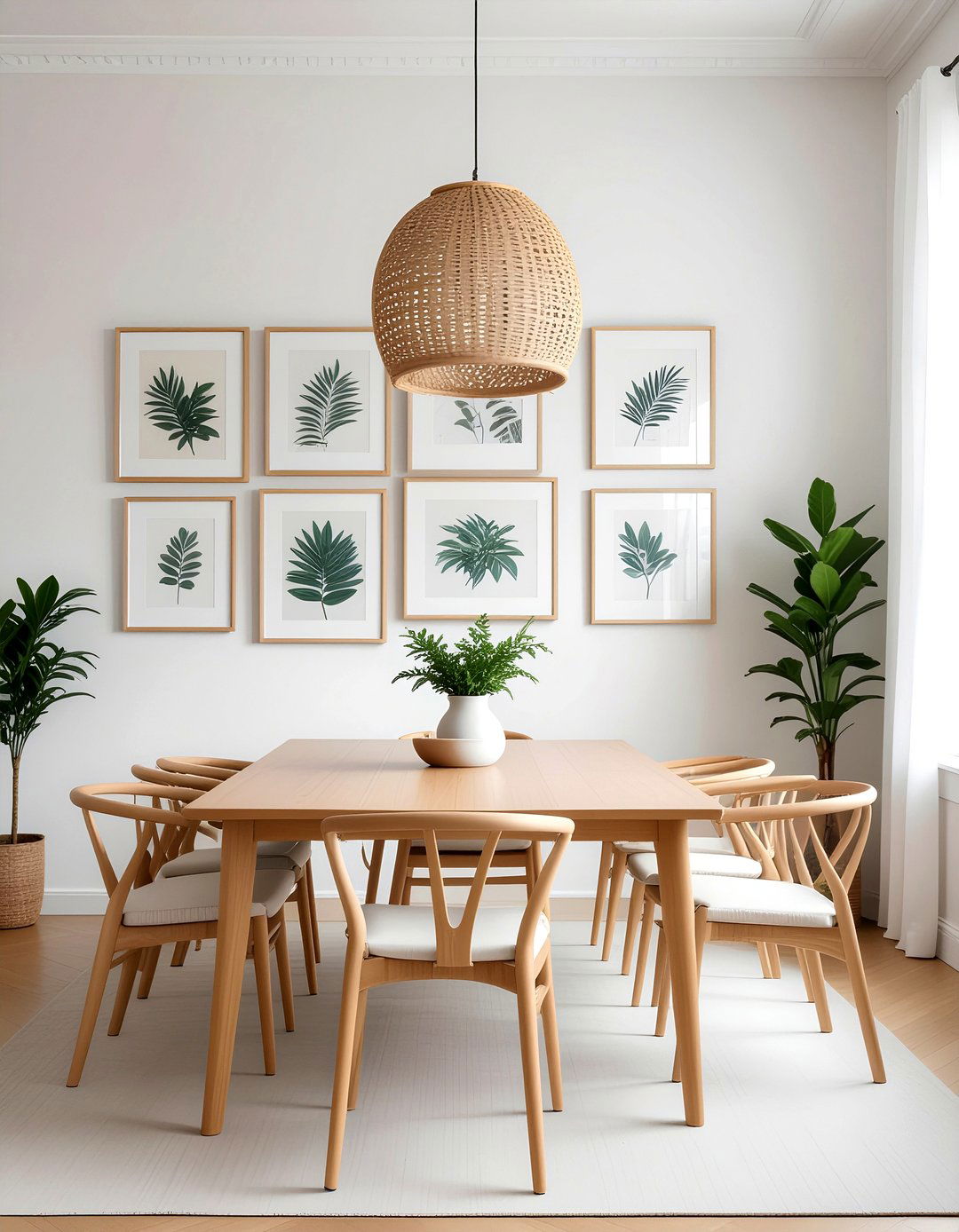 Bamboo Picture Frames - 30 bamboo dining room ideas
