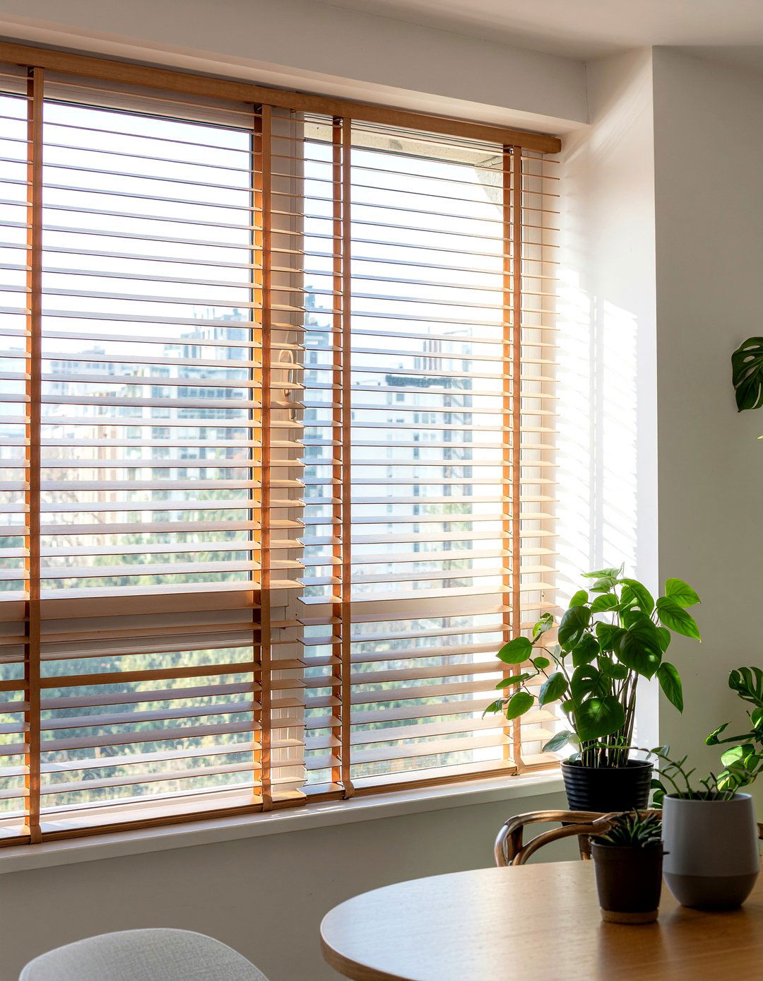 Bamboo Roller Blinds - 30 bamboo dining room ideas