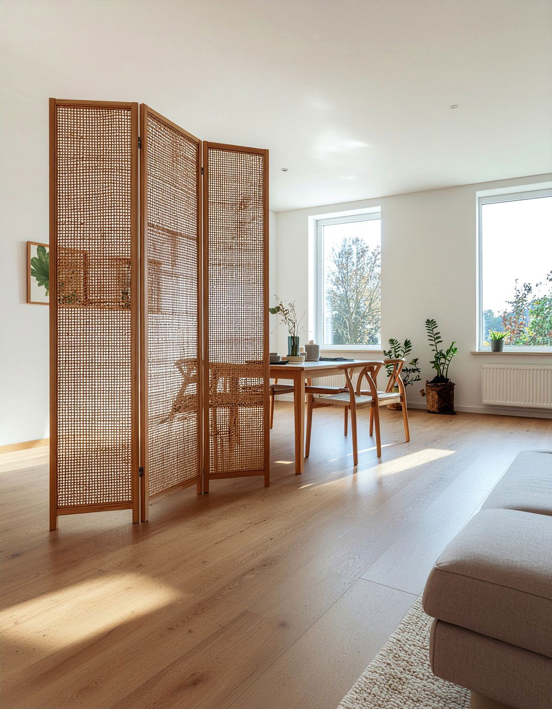 Bamboo Room Divider - 30 bamboo dining room ideas