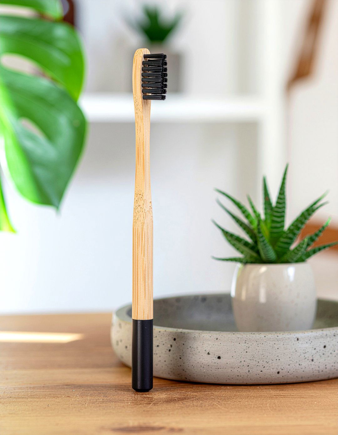 Bamboo Toothbrush - 30 natural bathroom product ideas