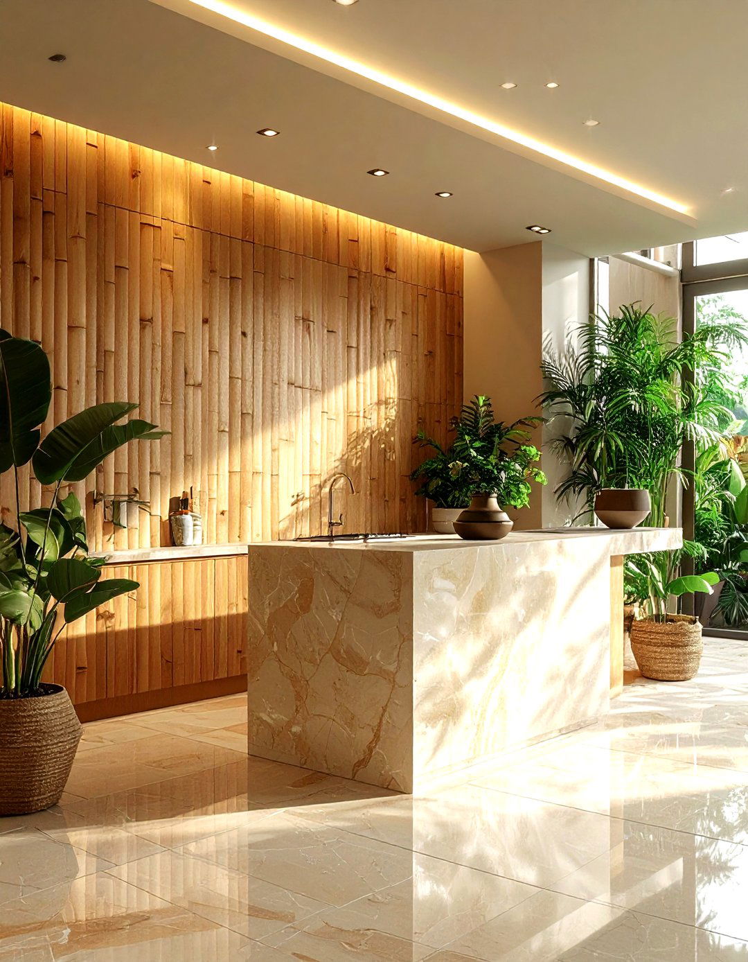 Bamboo Wall Paneling - 30 kitchen paneling ideas