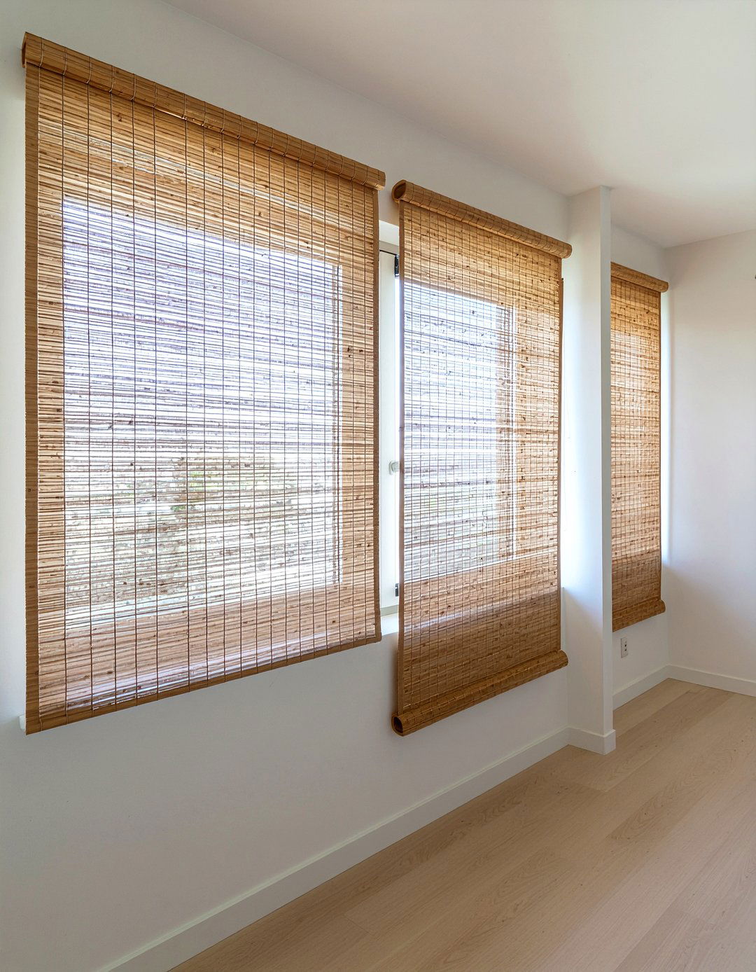 Bamboo Window Shades - 30 Hawaiian bedroom ideas