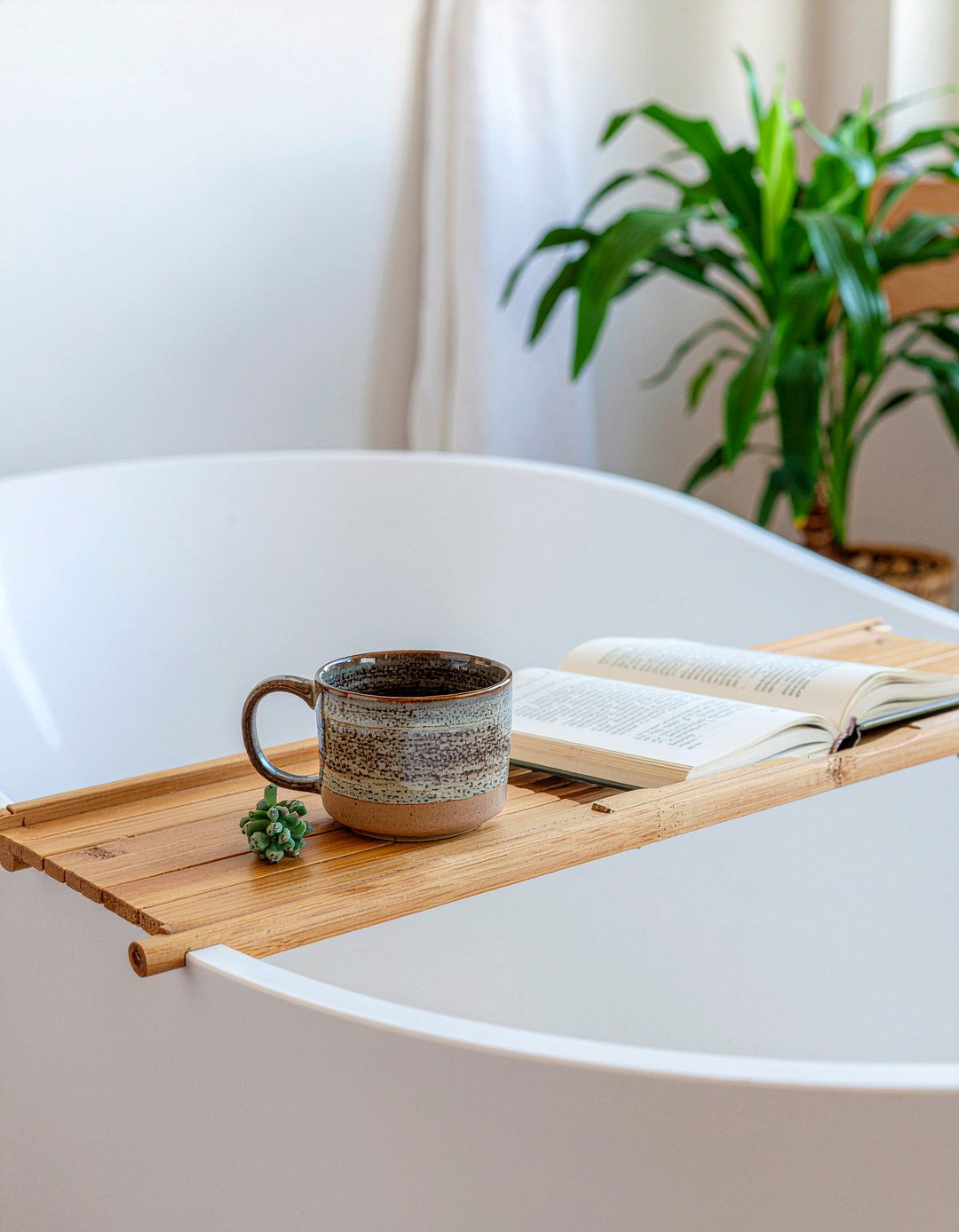 Bamboo bath caddy - 30 bathroom must-haves