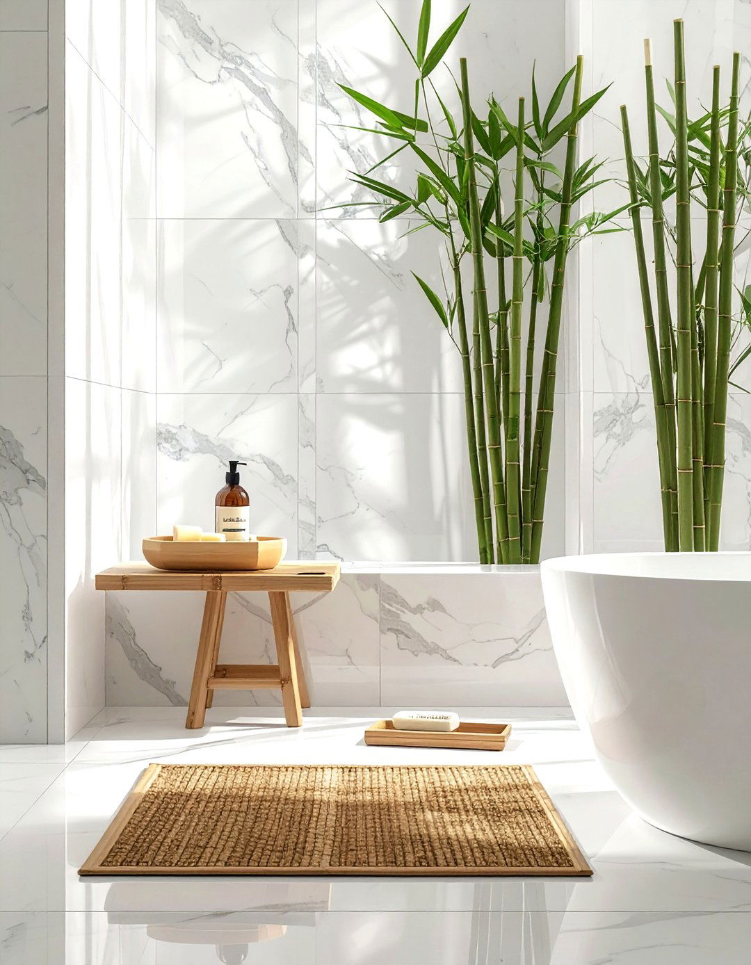 Bamboo bathroom decor - 30 spa-like master bathroom ideas