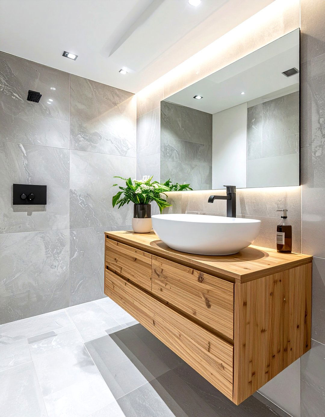 Bamboo bathroom vanity - 30 bamboo decor ideas