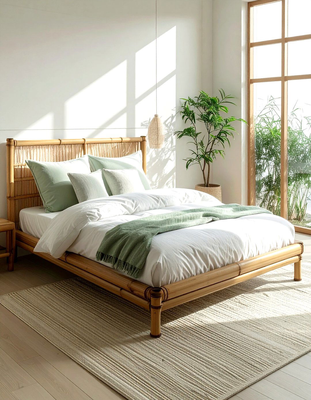 Bamboo bed frame - 30 bamboo decor ideas