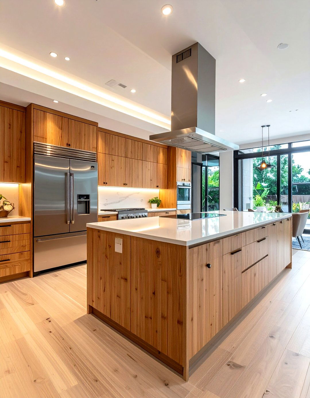 Bamboo kitchen cabinet - 30 bamboo decor ideas