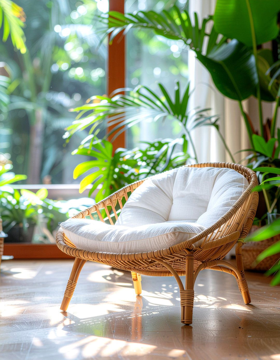 Bamboo lounge chair - 30 living room Asian furniture ideas