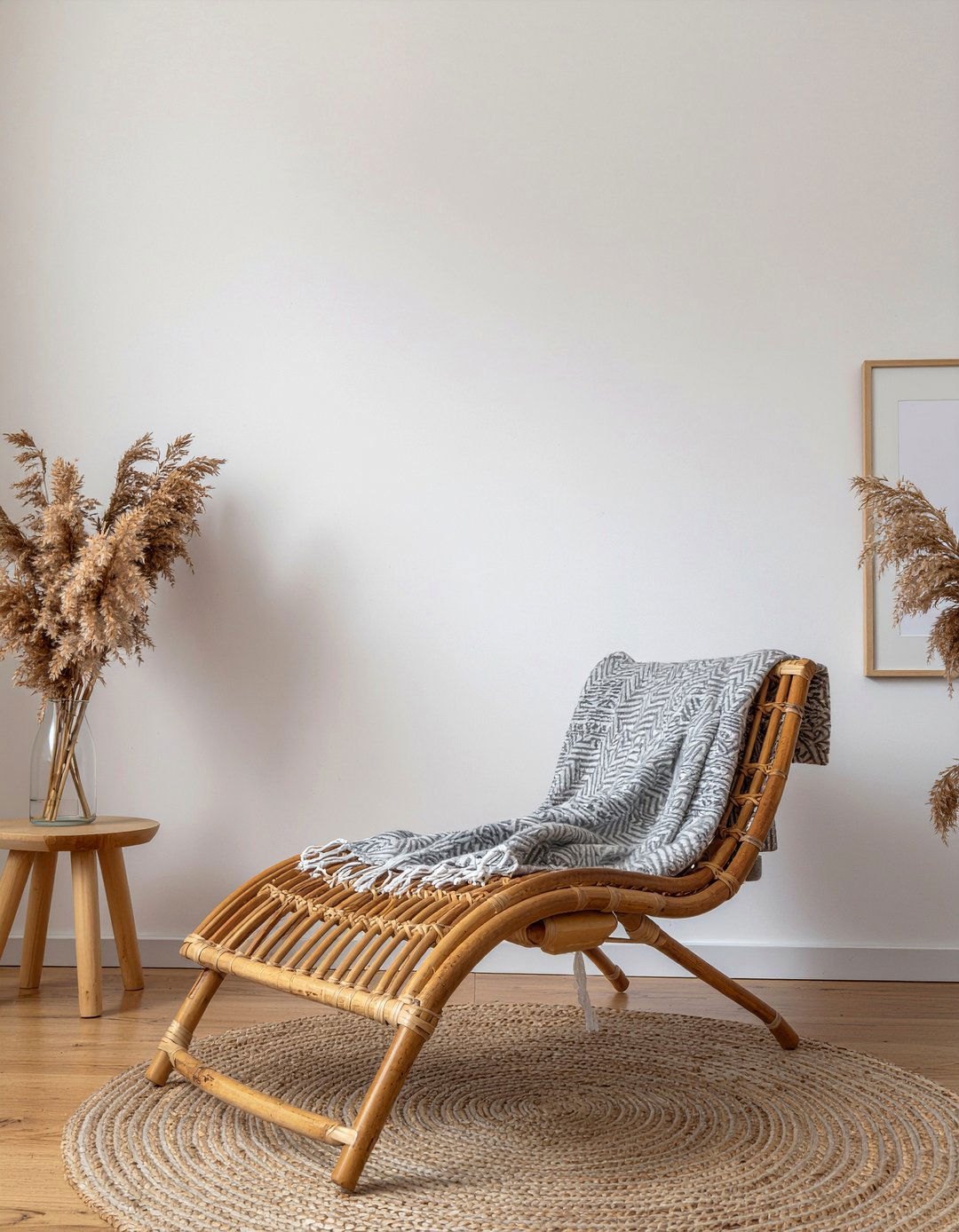 Bamboo lounge chair - 30 bamboo living room ideas