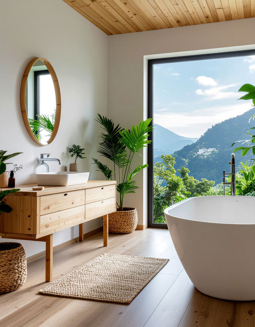 Bamboo picture rail bathroom - 30 bathroom picture rail ideas