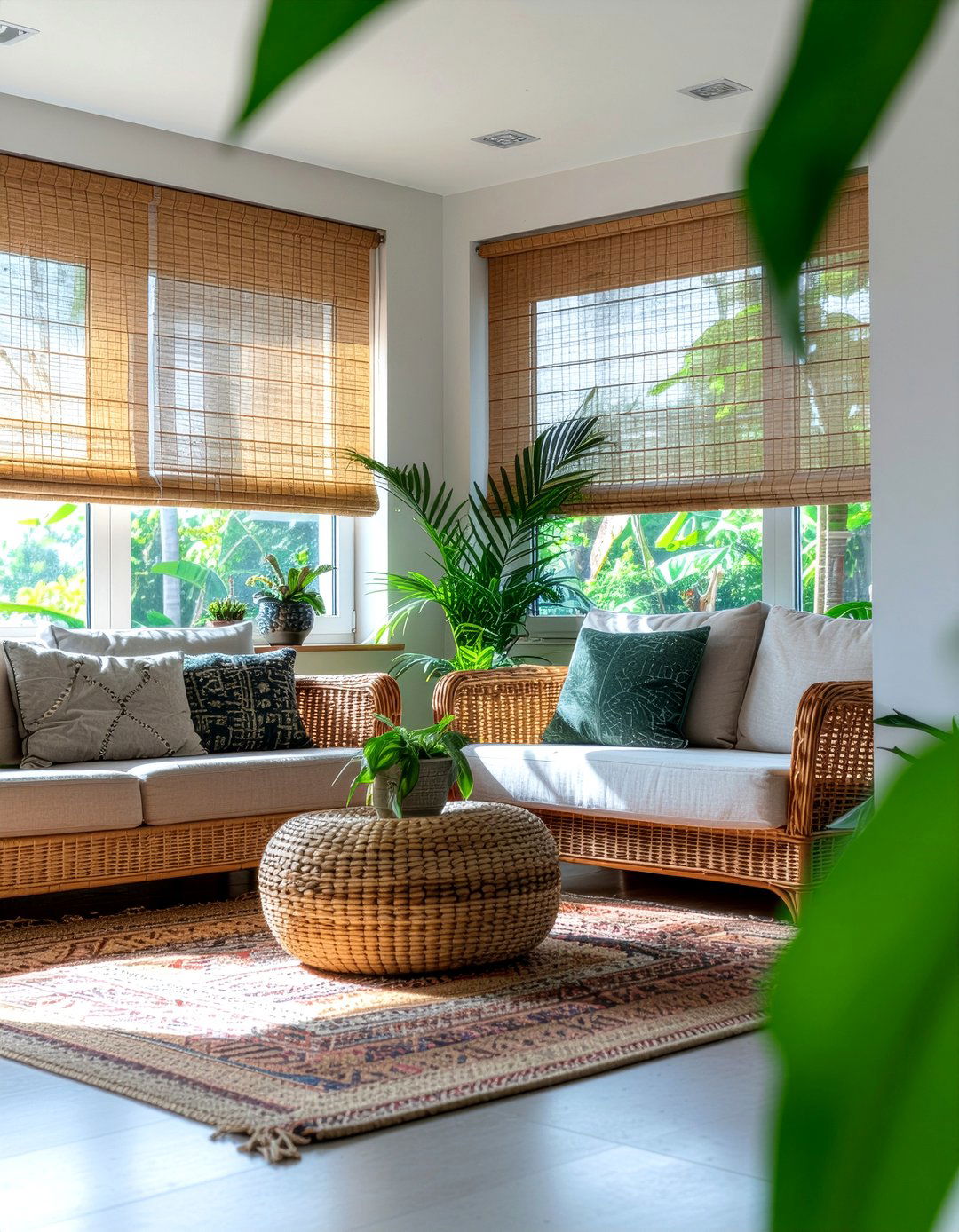 Bamboo roller blinds - 30 living room roller blinds