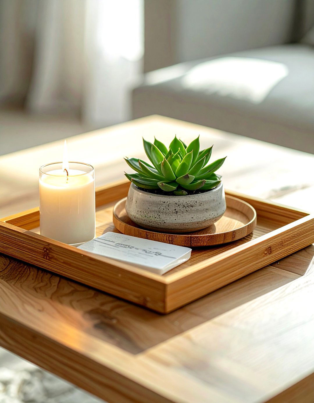 Bamboo tray decor - 30 bamboo decor ideas