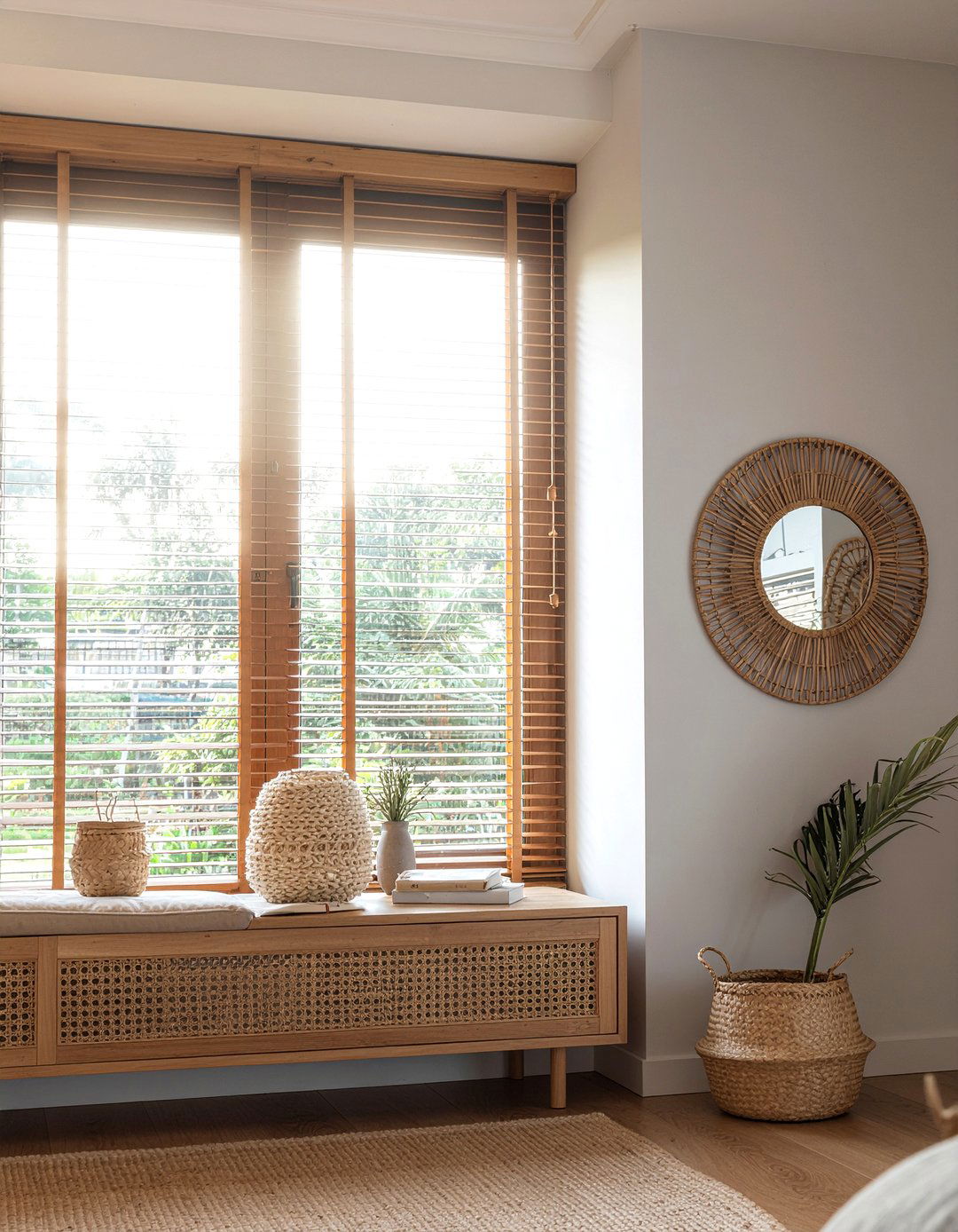 Bamboo window blinds - 30 Thai living room ideas