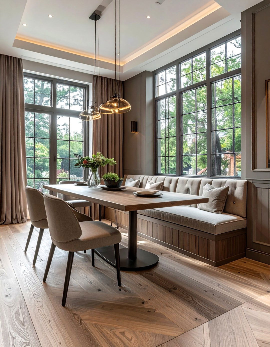 Banquet Seating - 30 publication-worthy dining room ideas