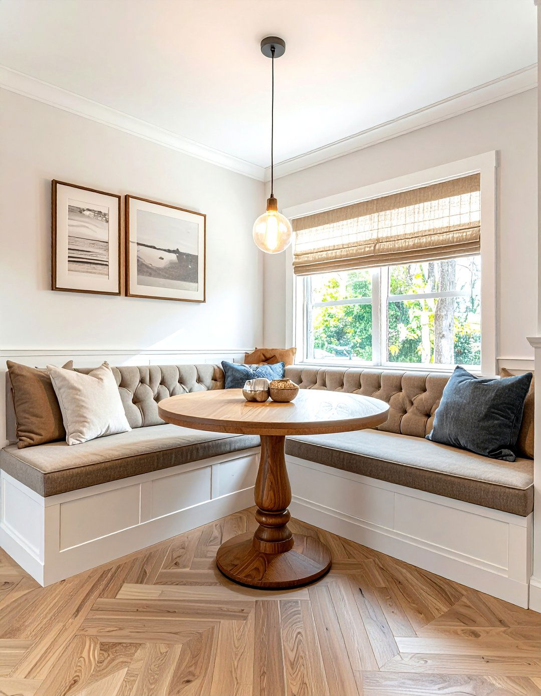 Banquette Dining Room - 30 reinvented dining room ideas