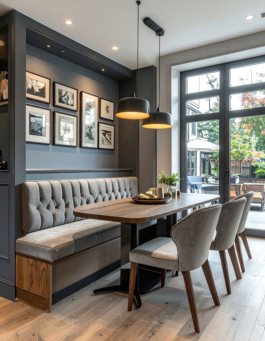 Banquette Dining Seating - 30 dining room decor ideas