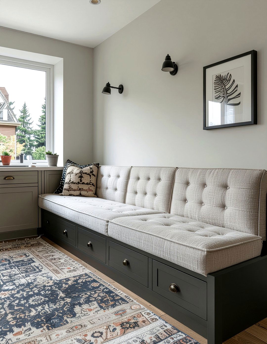 Banquette Seating With Drawers - 30 dining room space saving ideas