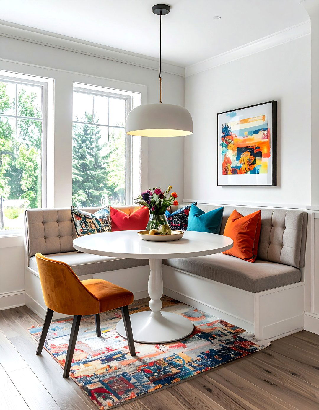 Banquette Seating - 30 amazing dining room ideas