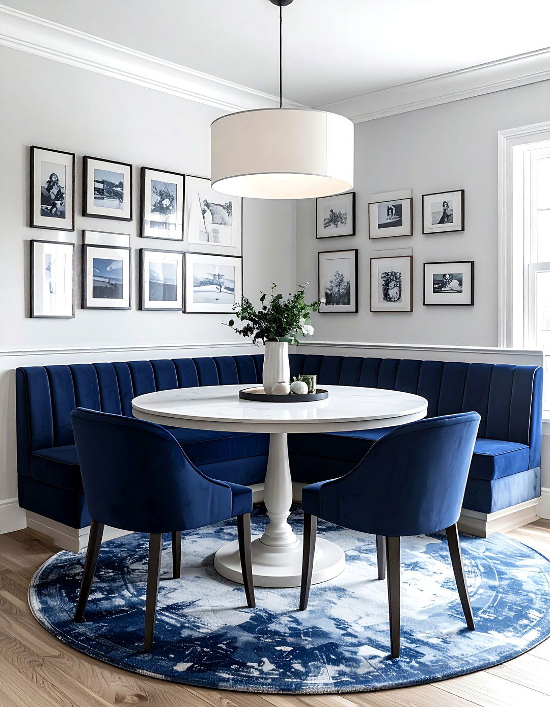 Banquette seating dining room - 30 dining room before and after ideas