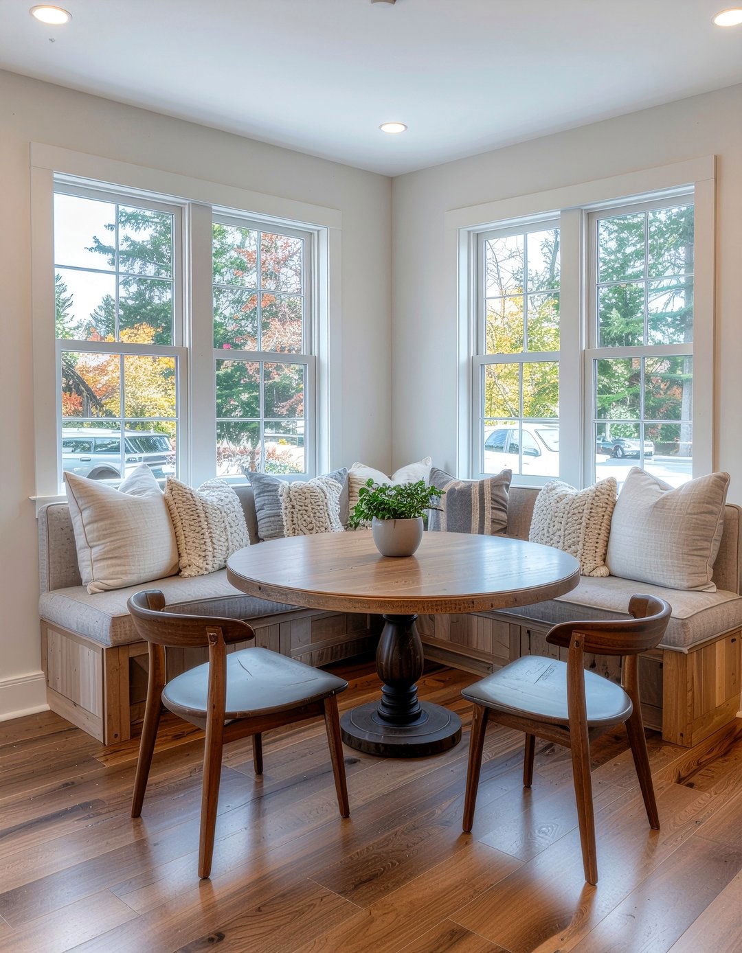 Banquette seating dining room - 30 dining room goals ideas