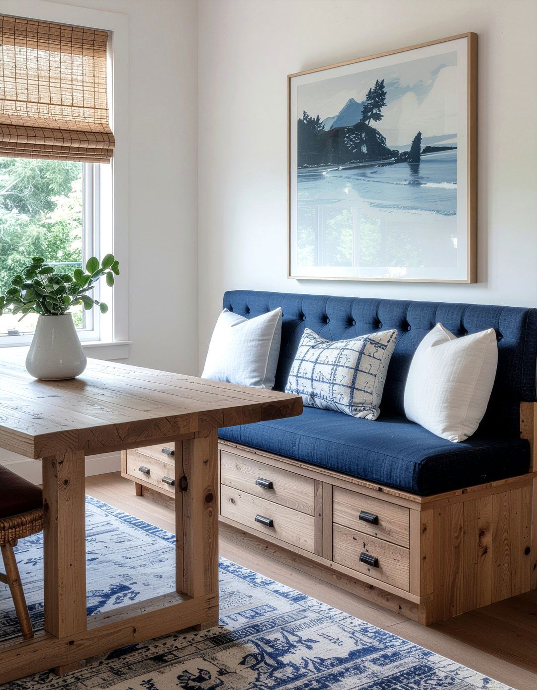 Banquette seating with storage - 30 dining room storage ideas