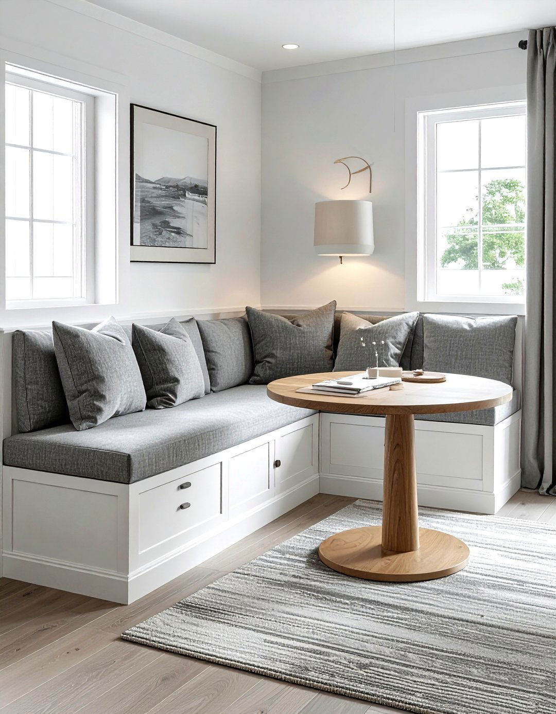 Banquette seating with storage - 30 organized dining room ideas