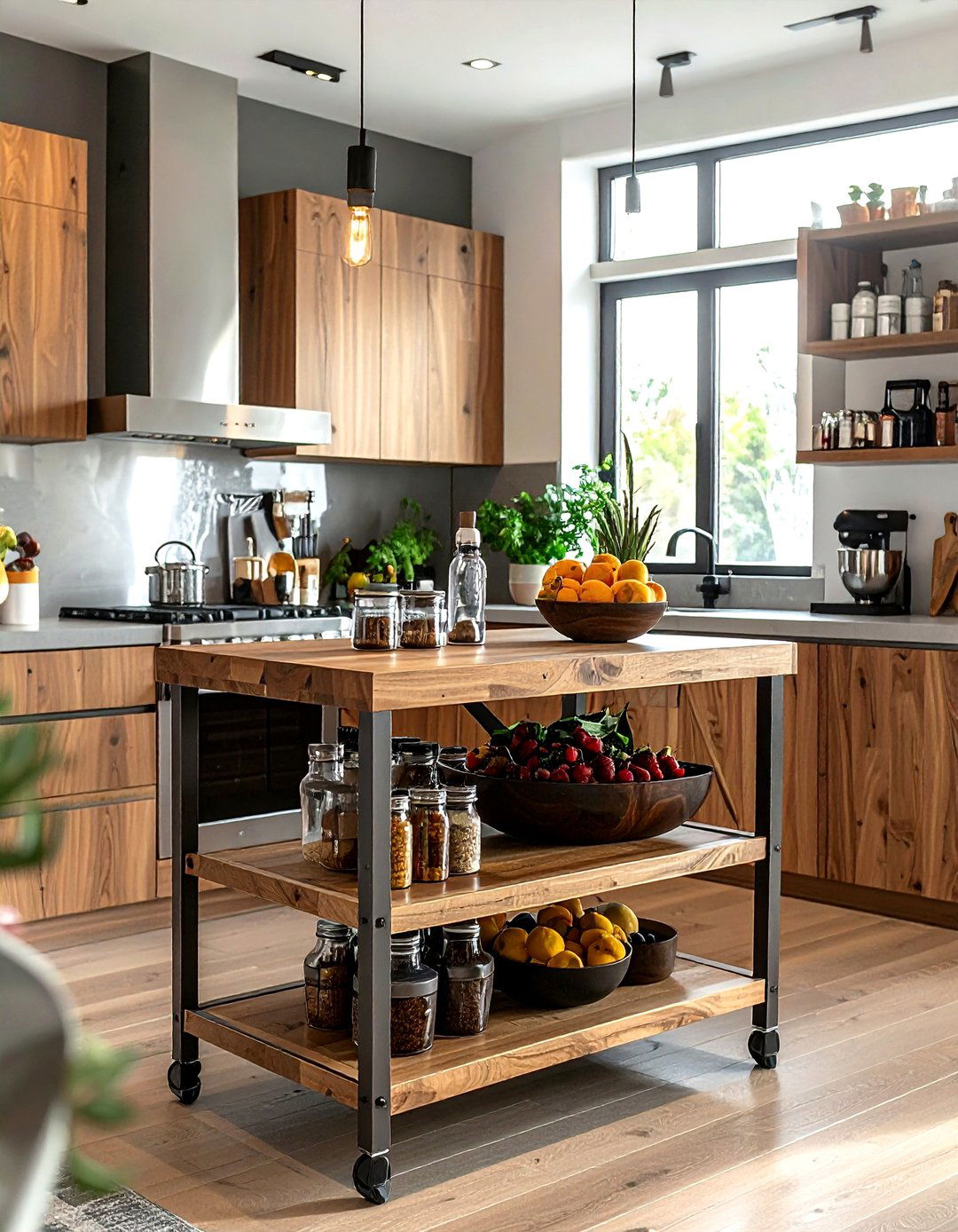 Bar cart for kitchen - 30 bar cart styling ideas