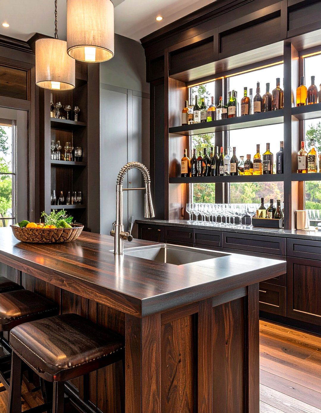 Bar sink faucet - 30 brushed nickel faucet ideas