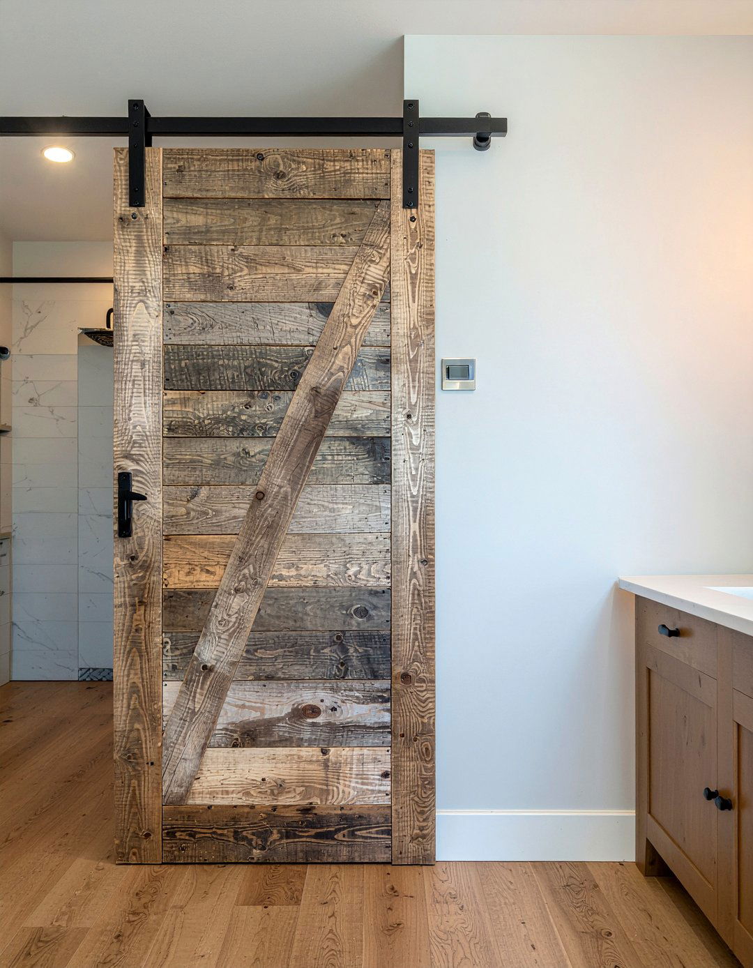 Barn Door Bathroom Closet - 30 master bathroom with walk-in closet ideas