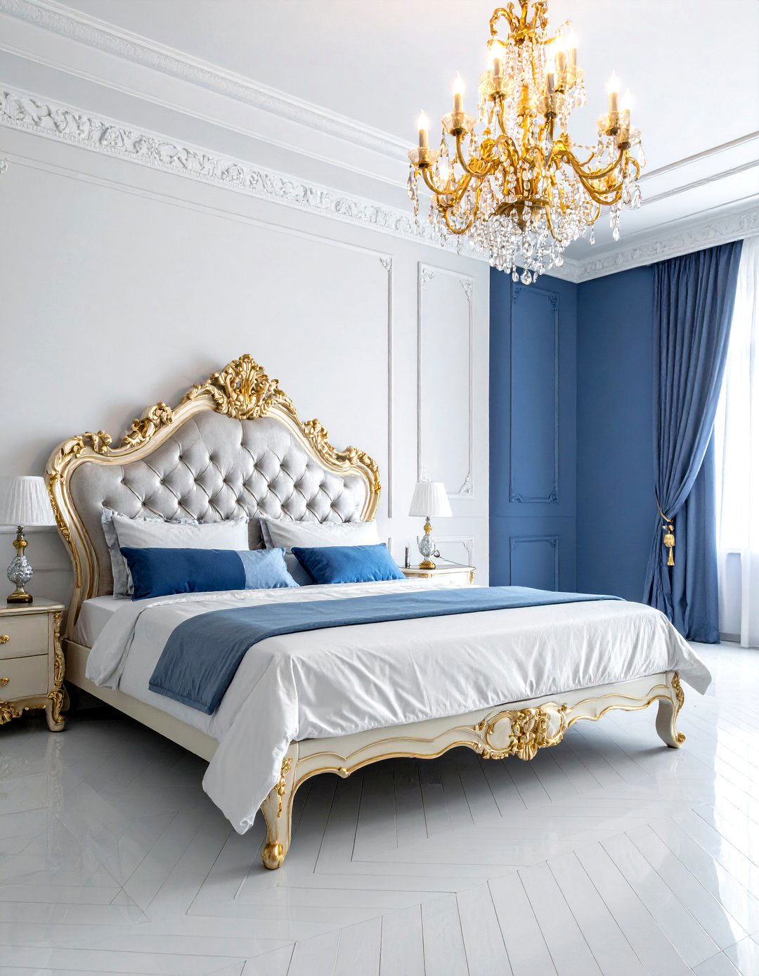 Baroque inspired bedroom - 30 period home bedroom ideas
