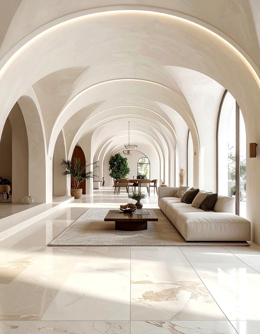 Barrel Vault Ceiling - 30 living room ceiling ideas