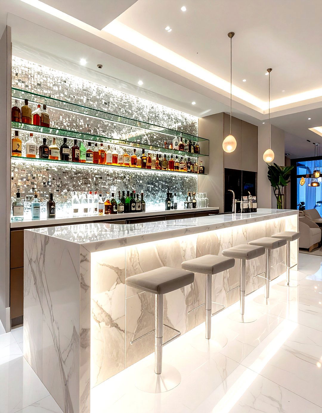 Basement Bar Backsplash - 30 basement bar ideas