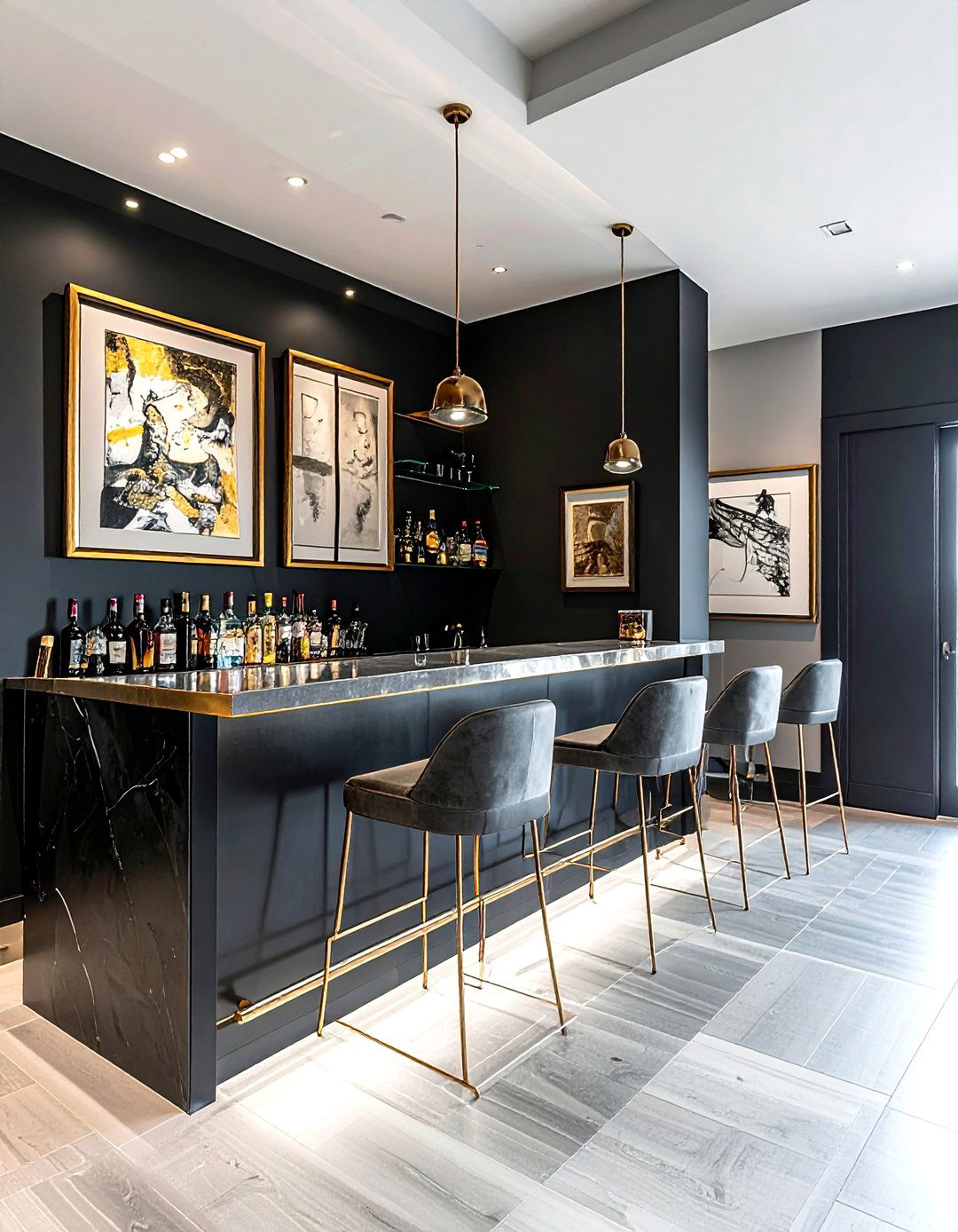 Basement Bar Wall - 30 basement bar ideas