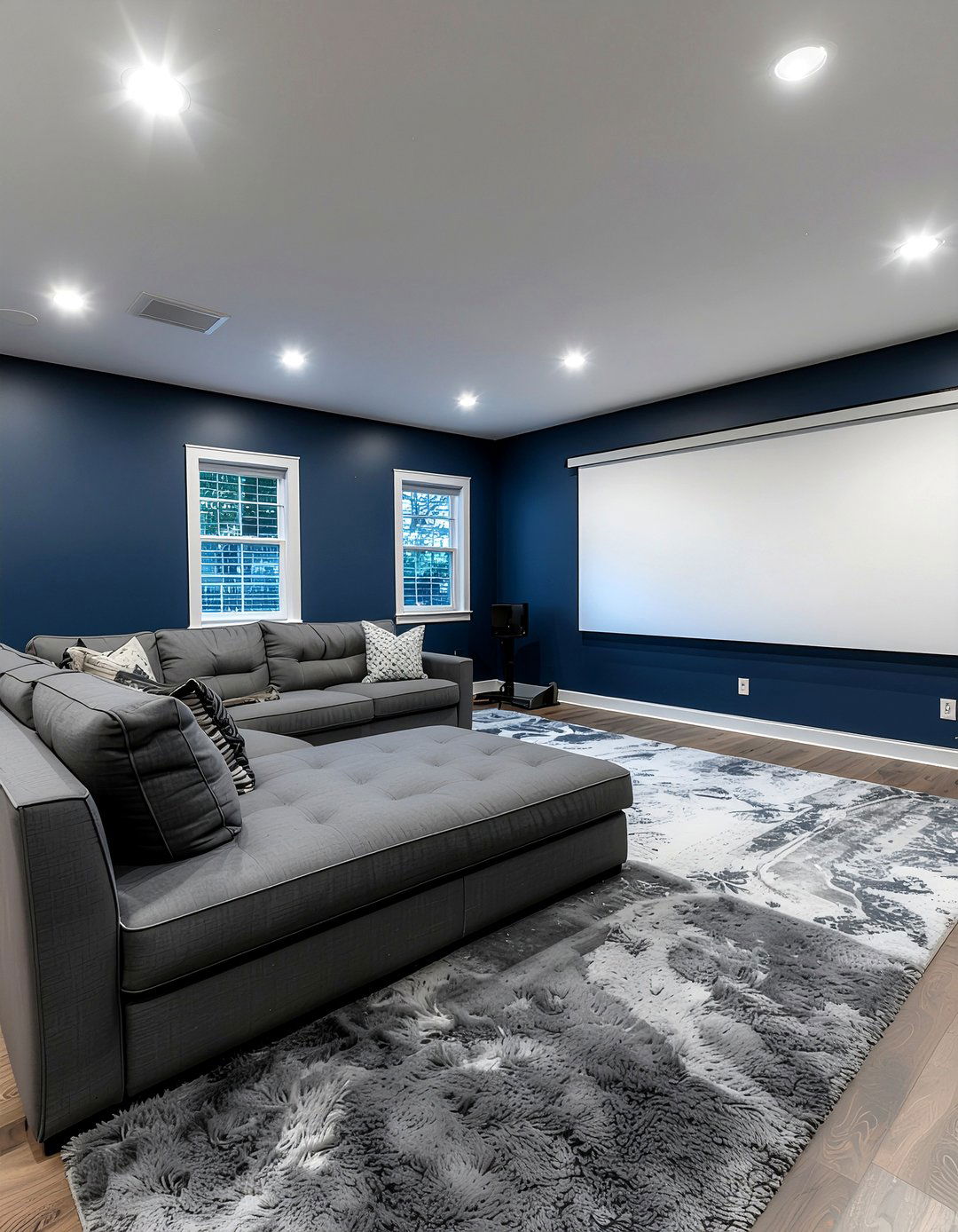 Basement Family Media Room - 30 family home decor ideas