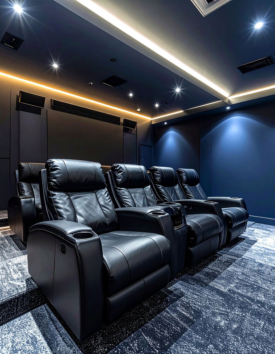 Basement Home Theater Seating - 30 HGTV decor ideas