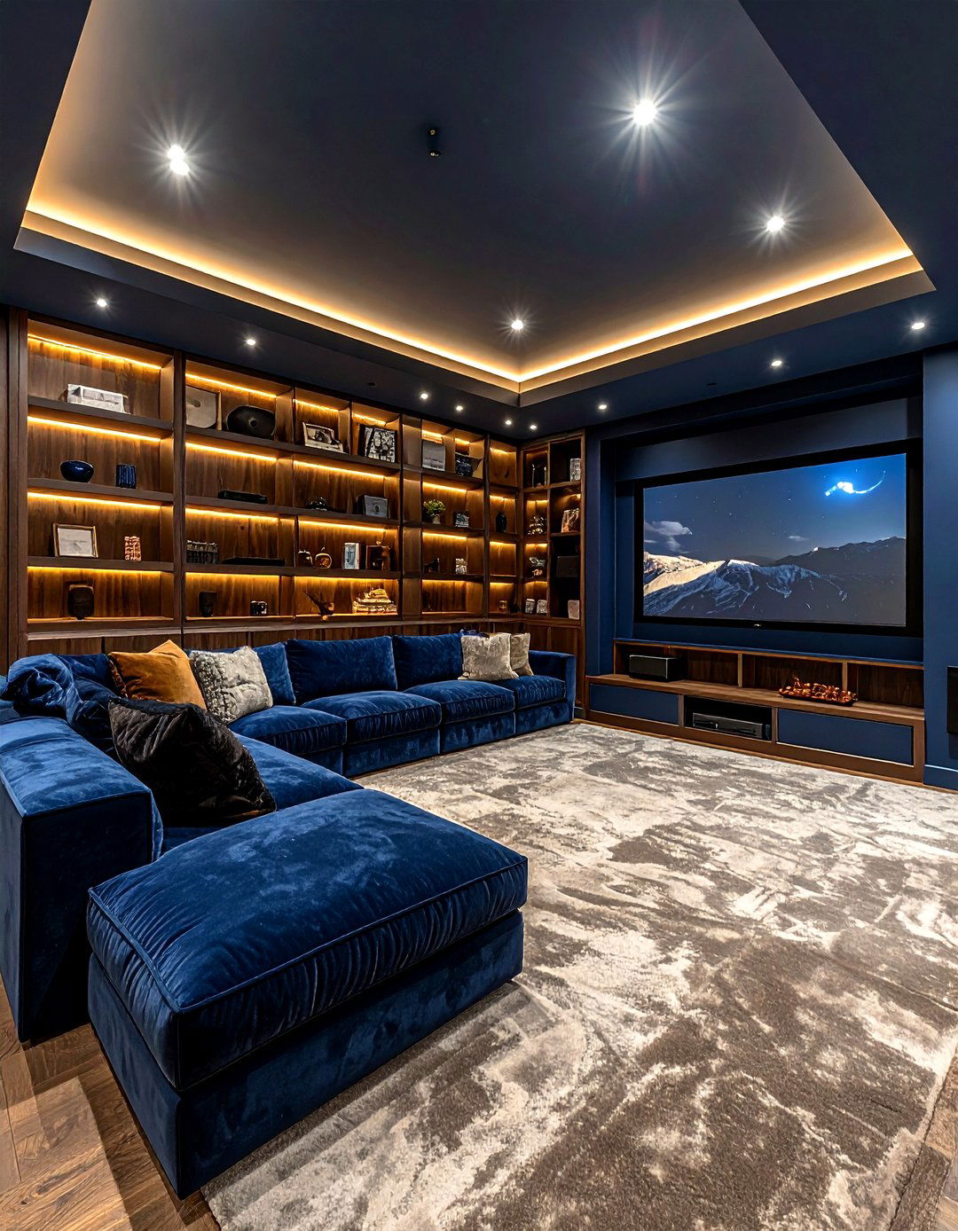 30 Living Room Projector Ideas for the Ultimate Home Cinema