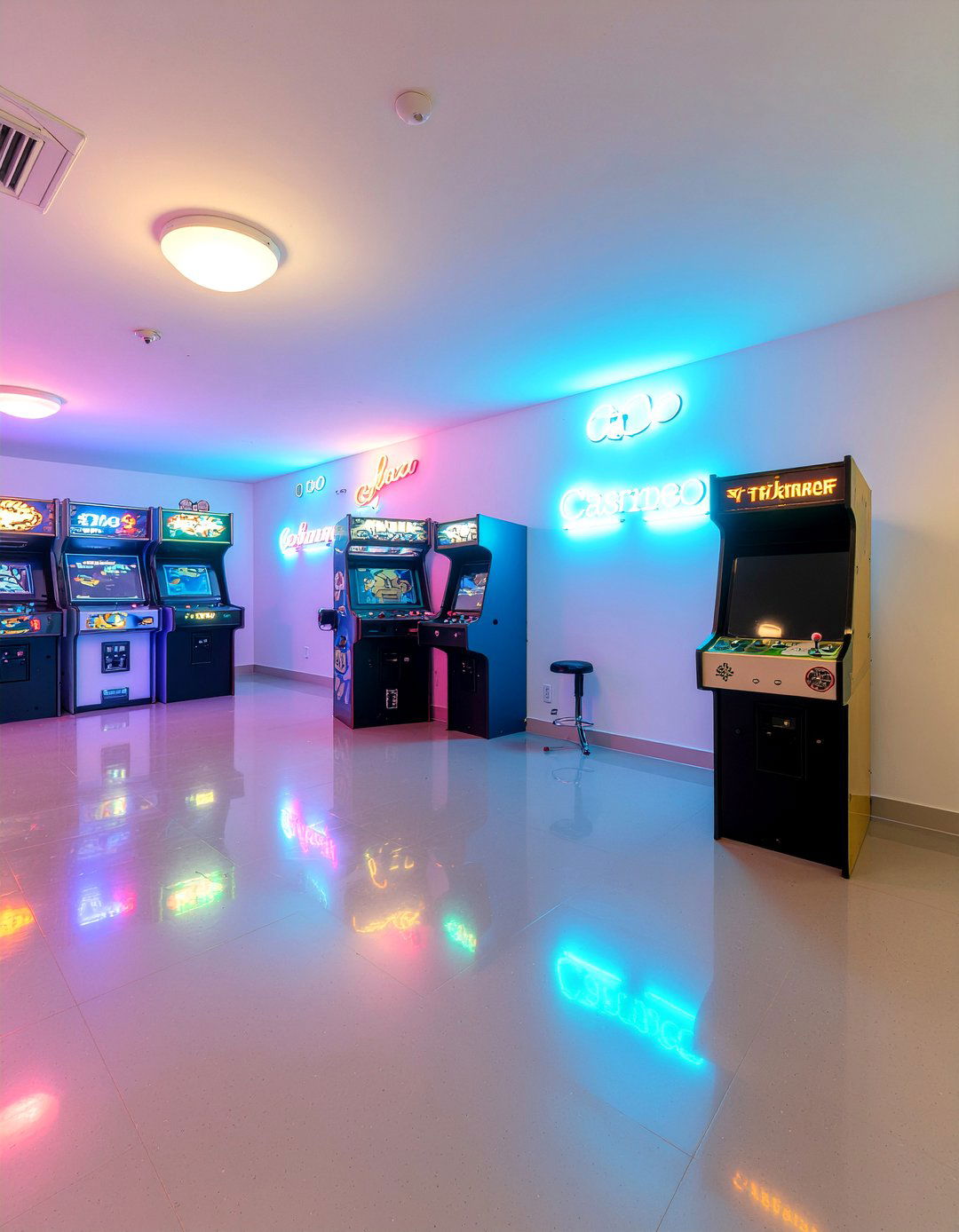 Basement arcade - 30 finished basement ideas