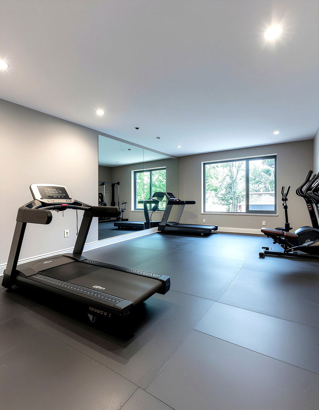 Basement gym - 30 finished basement ideas
