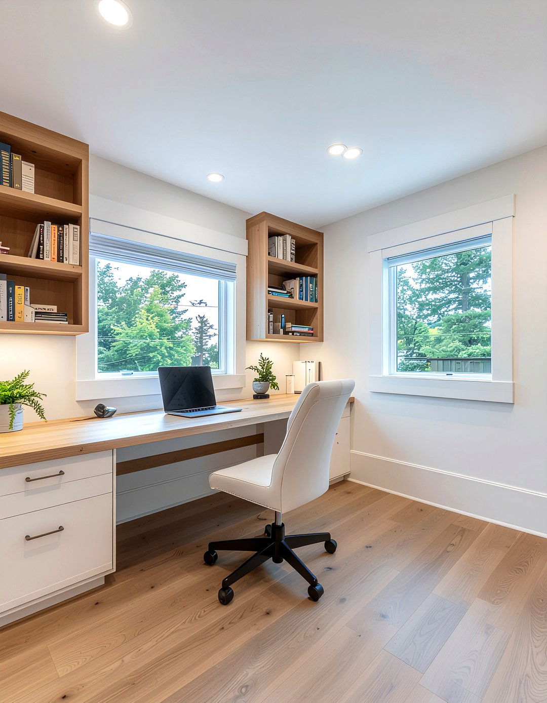 Basement home office - 30 finished basement ideas